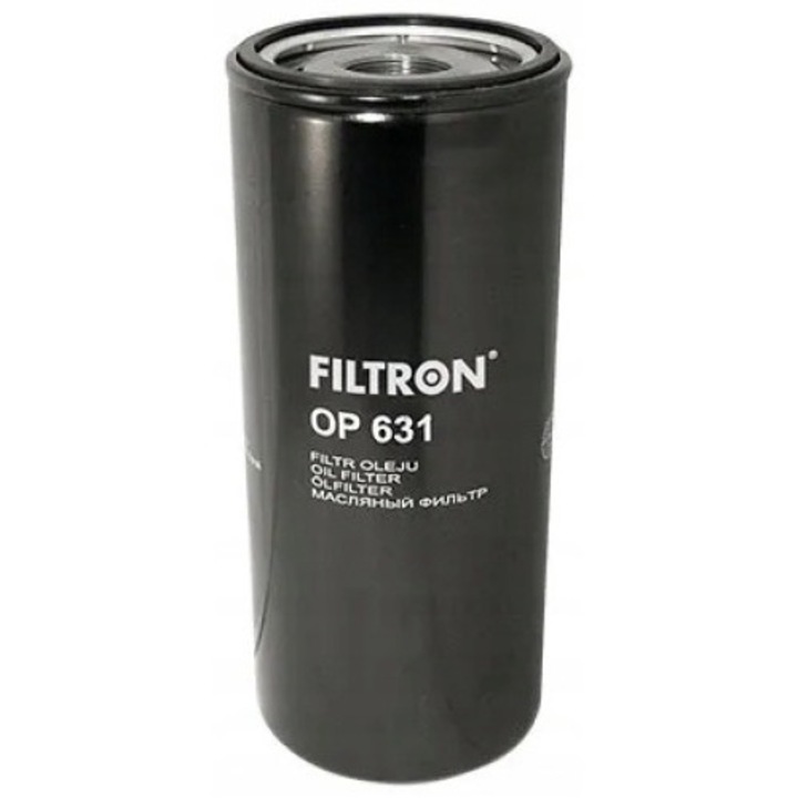 Olajszűrő, Filtron, OP 631, Fekete