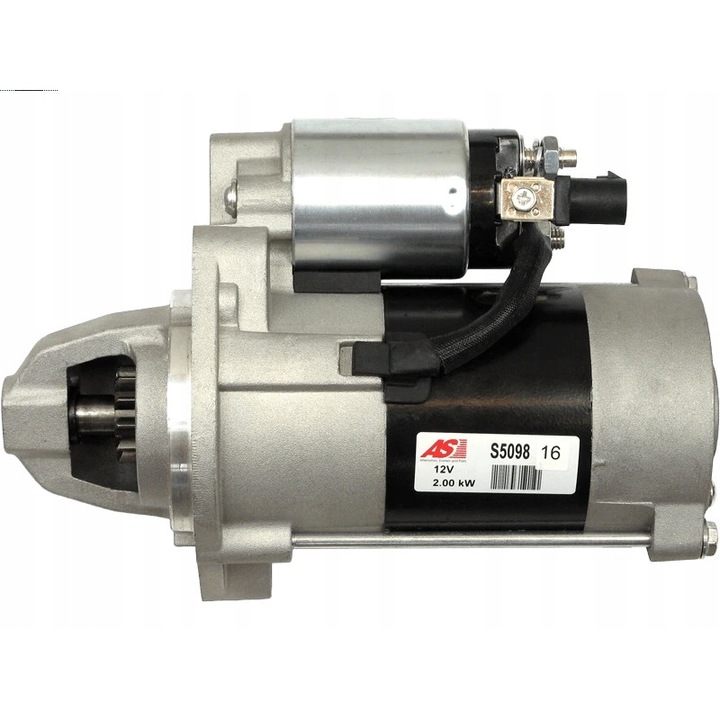 Indító S5098, AS-PL, fém, fekete