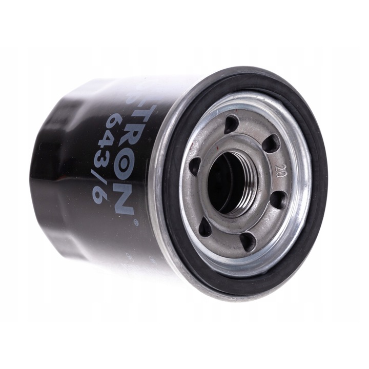 Olajszűrő, Filtron, OP 643/6, Fekete