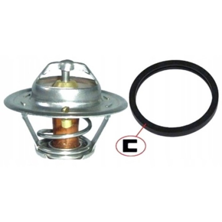 Magneti Marelli termosztát, nyitás 92°C, Ford, 352317100350