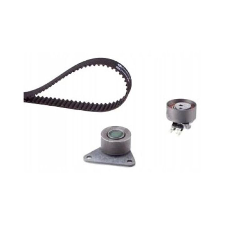 Fogasszíj készlet, GATES, K015509XS, fekete/szürke