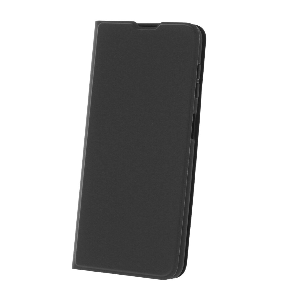 Husa tip carte compatibila cu Oppo Reno 8T 4G G-Tech Flip Soft Book, inchidere magnetica, buzunar card, premium stand, Negru