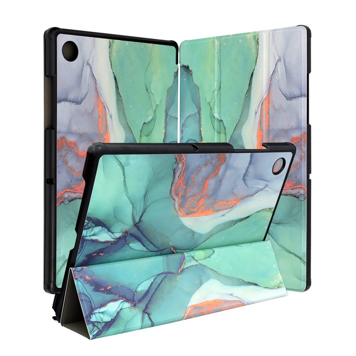 Защитен калъф за Samsung Galaxy Tab A8 10.5 2021, SoL Protect, F73, нанотекстил, Lucky Green Time