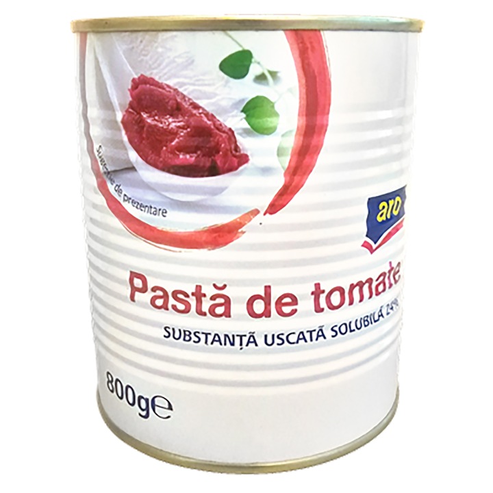 Pasta De Tomate 24%, 3 x 800 G, Aro