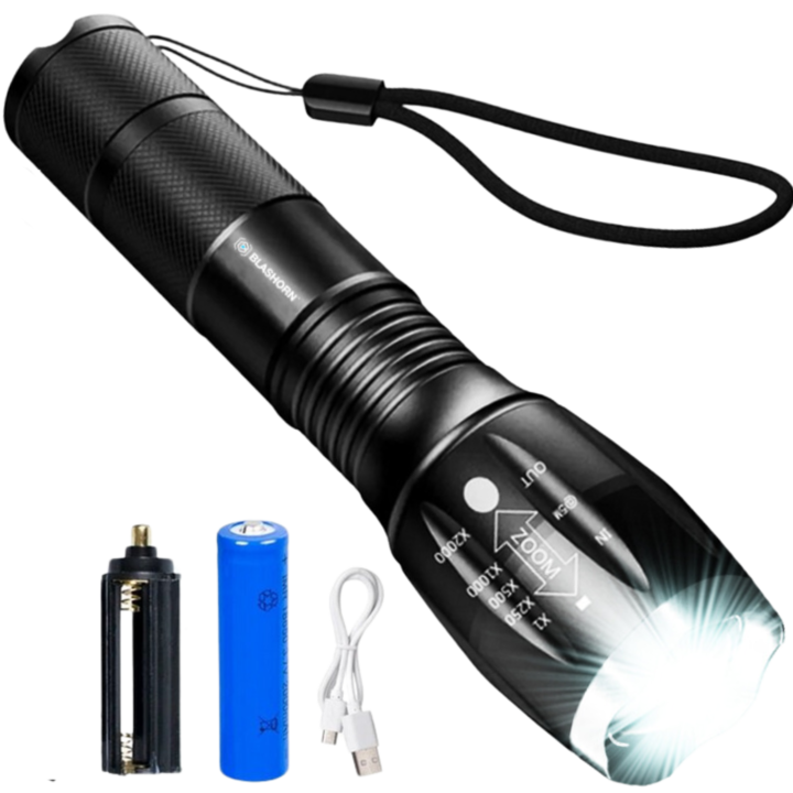 Тактическо фенерче, Led, Cree Zoom, Xml, T6, водоустойчивост