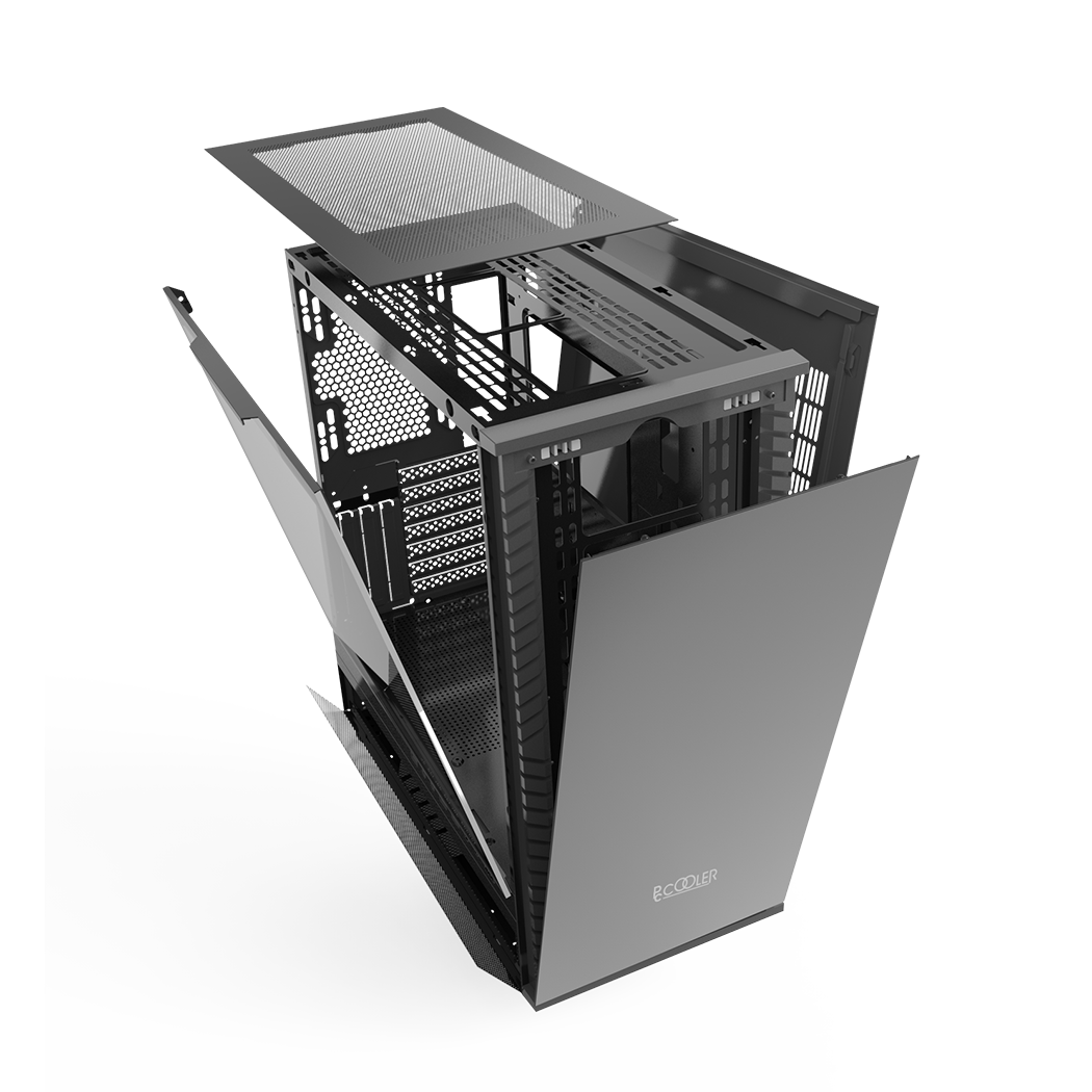 Carcasa pccooler tower atx fara sursa sticla securizata 1