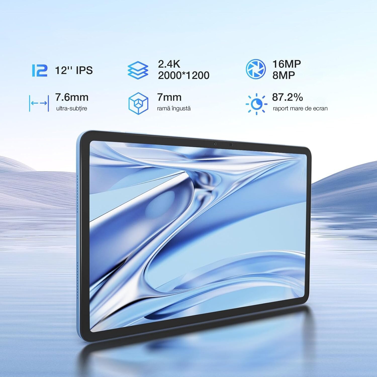 Tableta Doogee T20 Ultra Albastru, 4G, Display 12