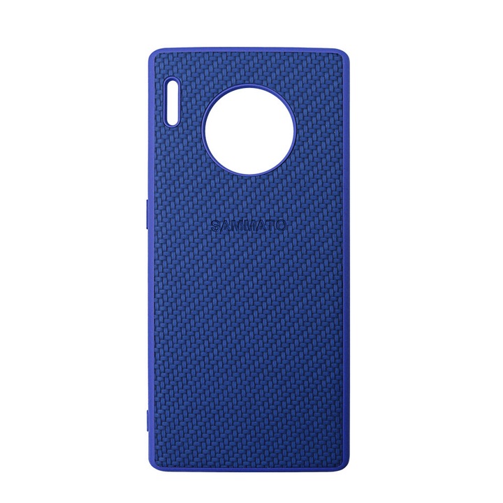 Калъф SAMMATO за Huawei Mate 30 Pro Knitting, син
