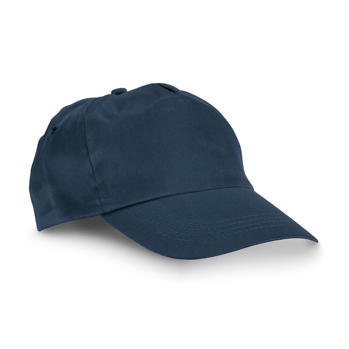 Sapca albastru inches, Universal si Unsex Model, cu gauri de ventilatie si inchidere reglabila cu velcro, marime 58 cm, dalimag