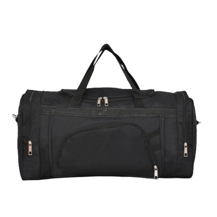 Спортен Сак 28912, 60/30/27 см, Текстил, Черен