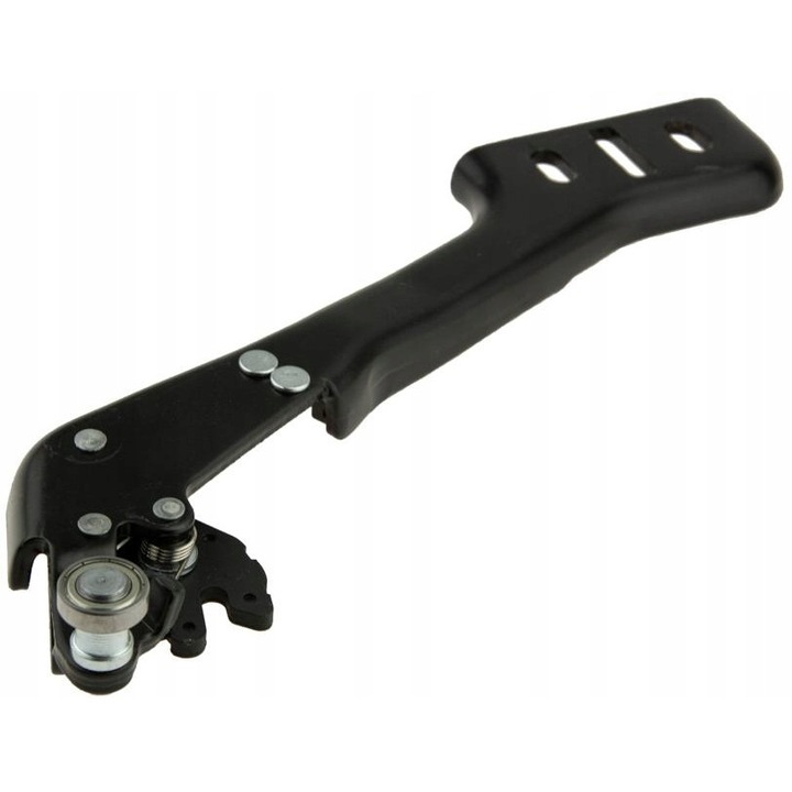 Tolóajtó görgős vezető, NTY, EZC-FR-121, Fekete