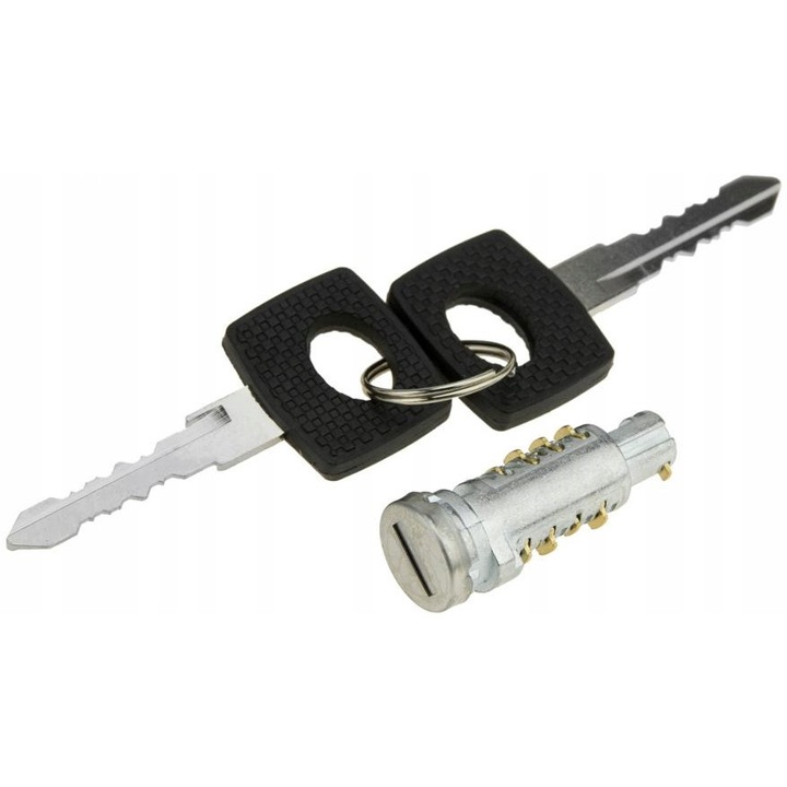 Ключалка за врата на автомобил, NTY, EZC-ME-111, сребристо/черно