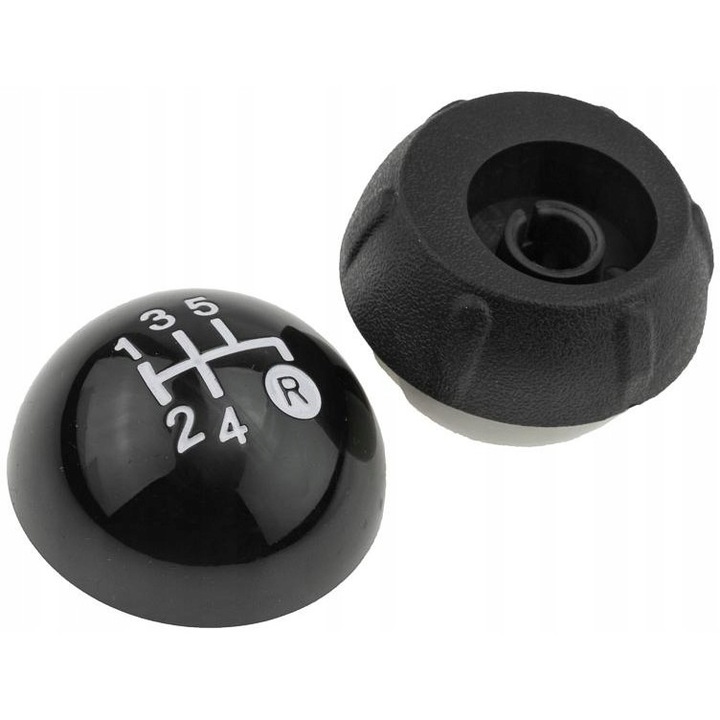 NTY sebességváltó gomb, 5 sebességes, fekete, GZB-FT-006