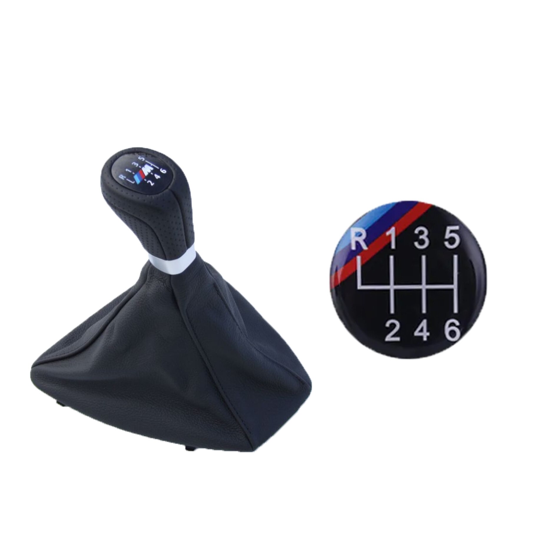 Manson schimbator de viteze, Piele, 6 trepte, Pentru BMW M