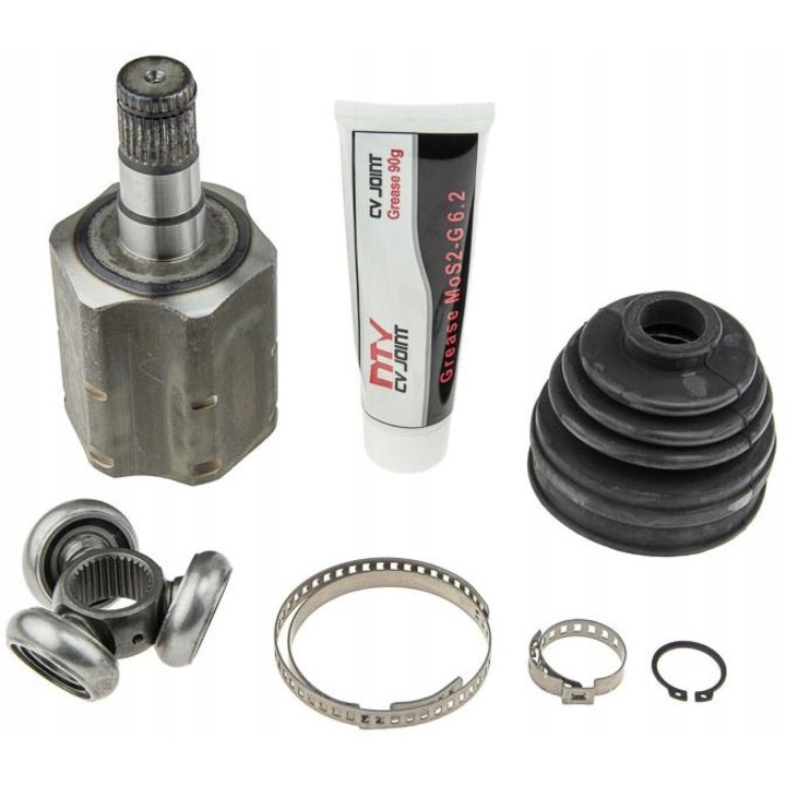 Csatlakozókészlet, NTY, NPW-AU-002, fekete/ezüst