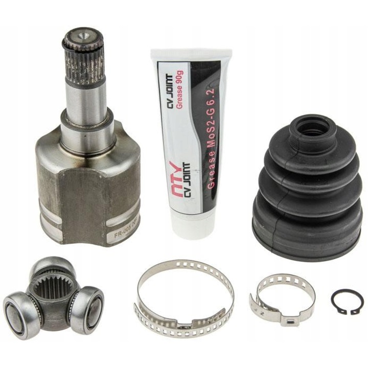 Csatlakozókészlet, NTY, NPW-FR-005, fekete/ezüst