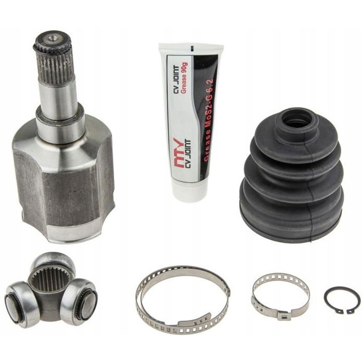 Csatlakozókészlet, NTY, NPW-FR-025, fekete/ezüst