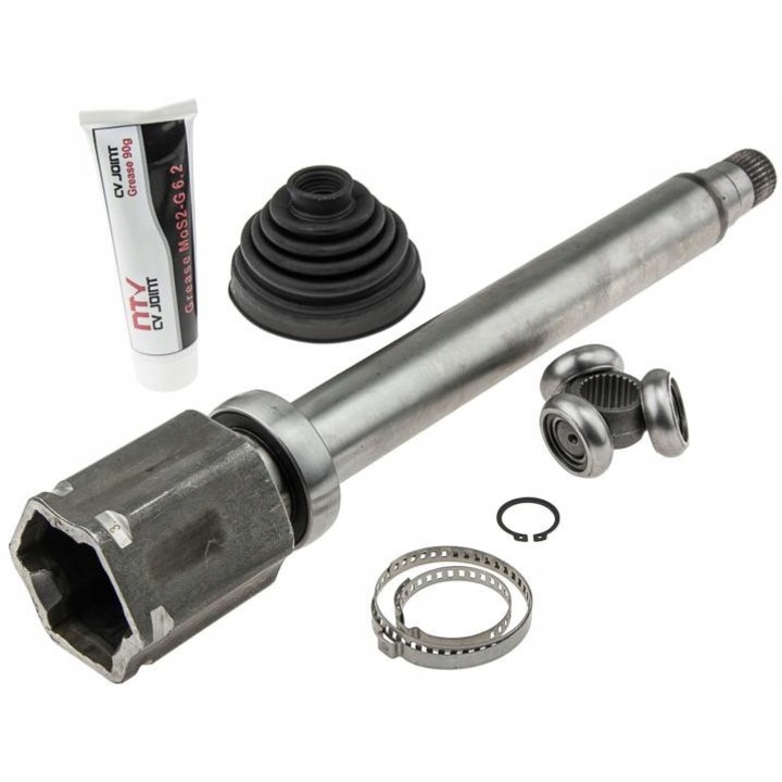 Csatlakozókészlet, NTY, NPW-FR-066, fekete/ezüst