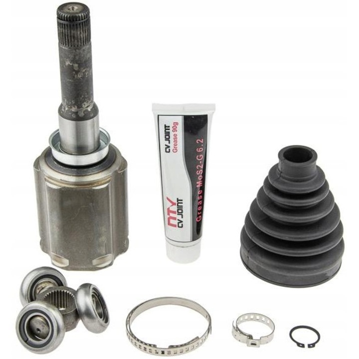 Csatlakozókészlet, NTY, NPW-DW-017, fekete/ezüst