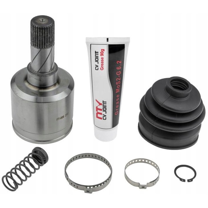 Bolygócsukló készlet, NTY, NPW-FT-009, Fekete/Ezüst