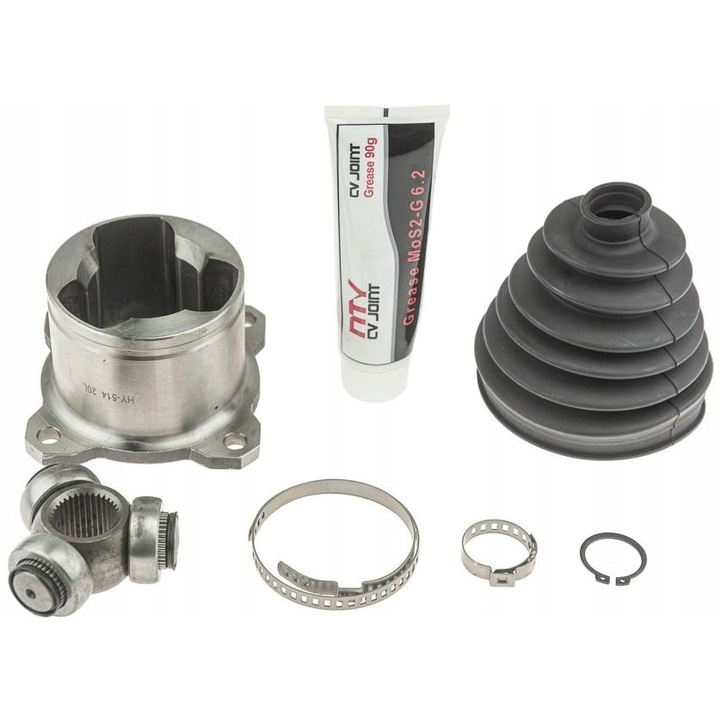 Csatlakozókészlet, NTY, NPW-HY-514, fekete/ezüst