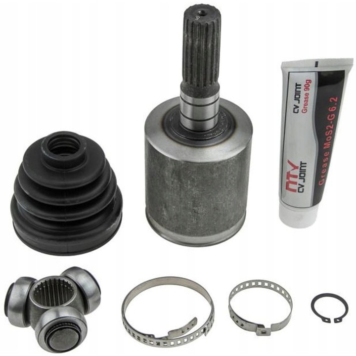 Csatlakozókészlet, NTY, NPW-IS-002, fekete/ezüst