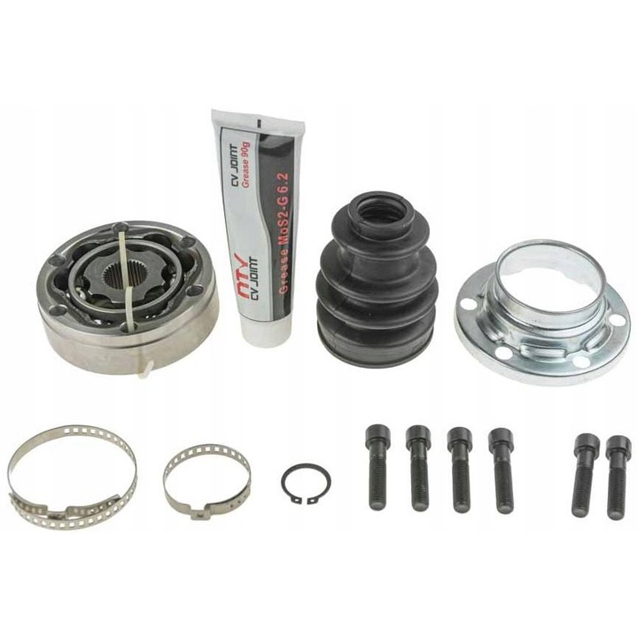 Bolygócsukló készlet, NTY, NPW-VW-020, Fekete/Ezüst