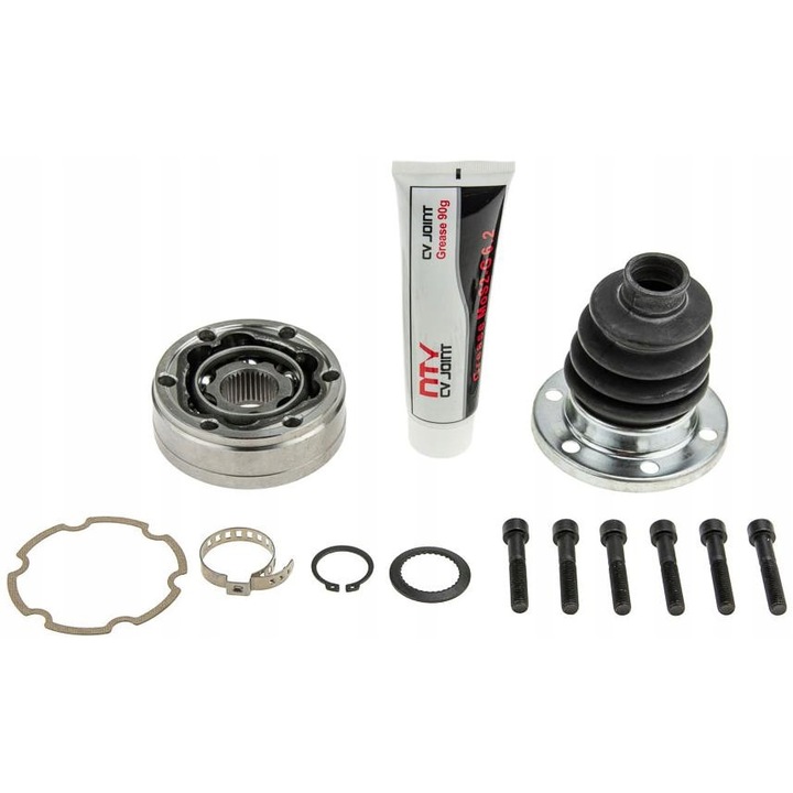 Bolygócsukló készlet, NTY, NPW-VW-068, Fekete/Ezüst