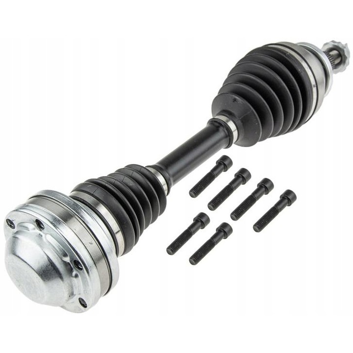 NTY Kardántengely, NPW-VW-163, bal oldal, fekete/ezüst