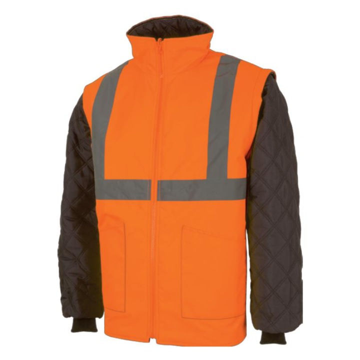 Geaca reflectorizanta de iarna, GR1, Portocaliu, S