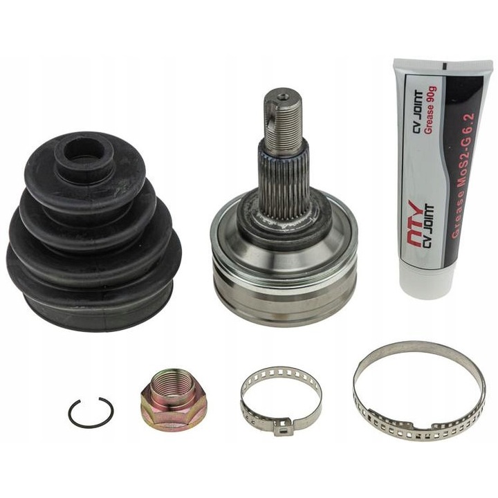 Csuklókészlet, hajtótengely, NPZ-TY-074, NTY, fekete/ezüst