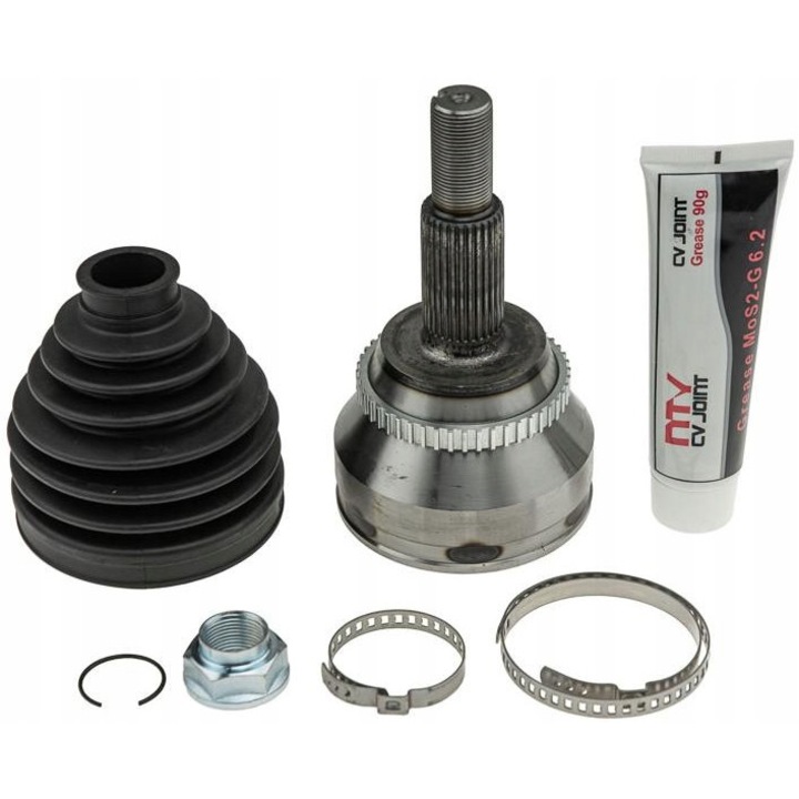 Csuklókészlet, hajtótengely, NPZ-TY-091, NTY, fekete/ezüst