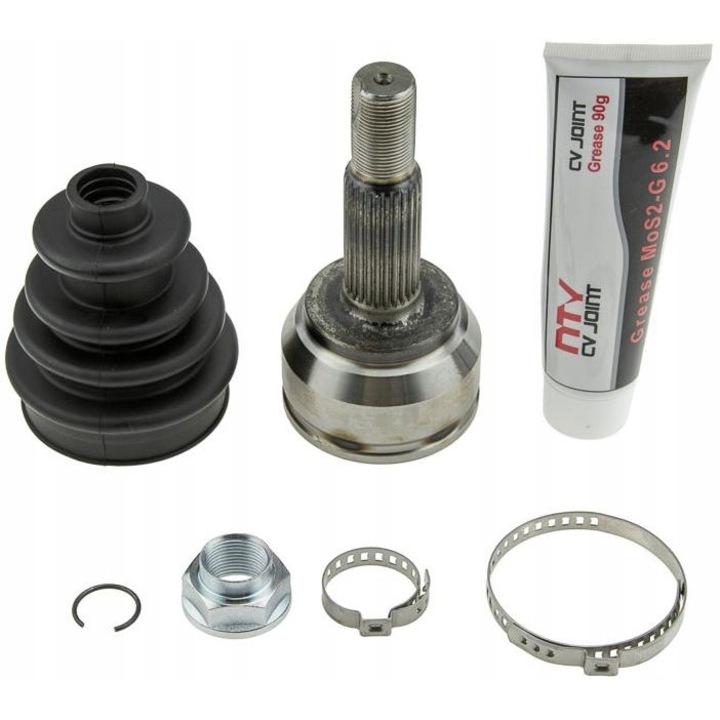 Csuklókészlet, hajtótengely, NPZ-TY-087, NTY, fekete/ezüst