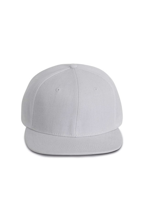 Sapca unisex, Snapback, 6 panouri - KP160, Alb, Universal