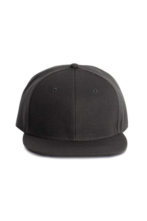 Uniszex sapka, Snapback, 6 panel - KP160, Sötétszürke, Univerzális