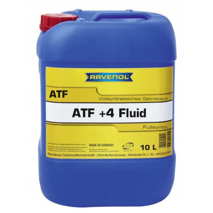 Automata sebességváltó olaj Ravenol ATF+4, Szintetikus, 10L