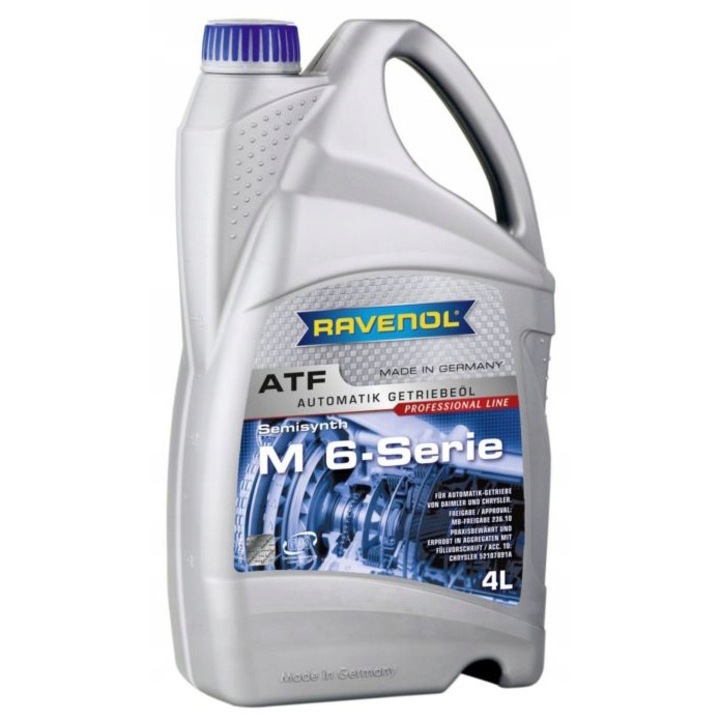 Ulei cutie viteze RAVENOL ATF M 6 Serie, sintetic, 4L, pentru Mercedes Benz AG 722.6/722.7