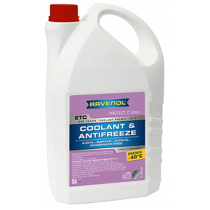 Antigel Ravenol, -40C, Protectie Coroziune, 5L - eMAG.ro