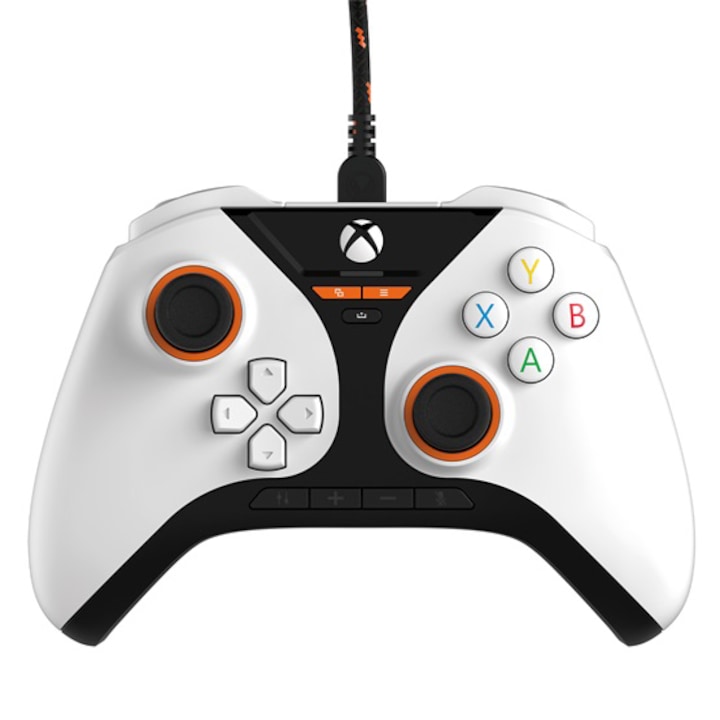 Snakebyte XS GamePad Pro X vezetékes kontroller, kompatibilis: Xbox, Hall Effect érzékelők, kábelhossz: 3 m, fehér