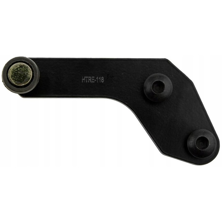 Tolóajtó görgős vezető, NTY, EZC-FR-118, Fekete