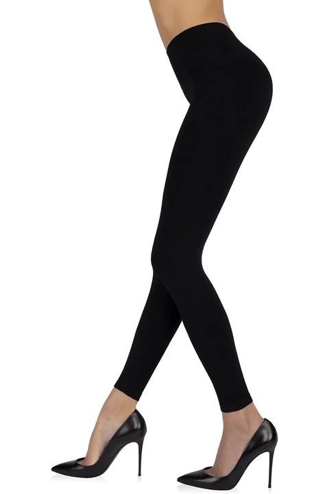 Dres microfibra fara talpa, Sarah Borghi Vel 200 DEN, Negru