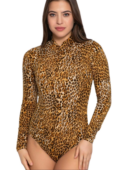 Body Maneca Lunga Uramag, Leopard