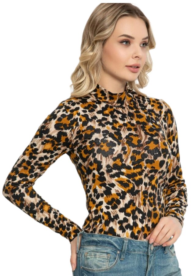 Body Maneca Lunga Uramag, Animal Print, XXL - eMAG.ro