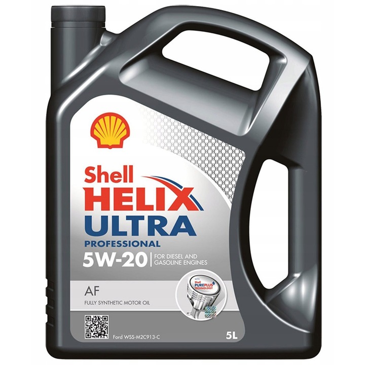 Ulei motor Shell Helix Ultra Professional AF 5W20, 5L, economie de combustibil, WSS-M2C948-B