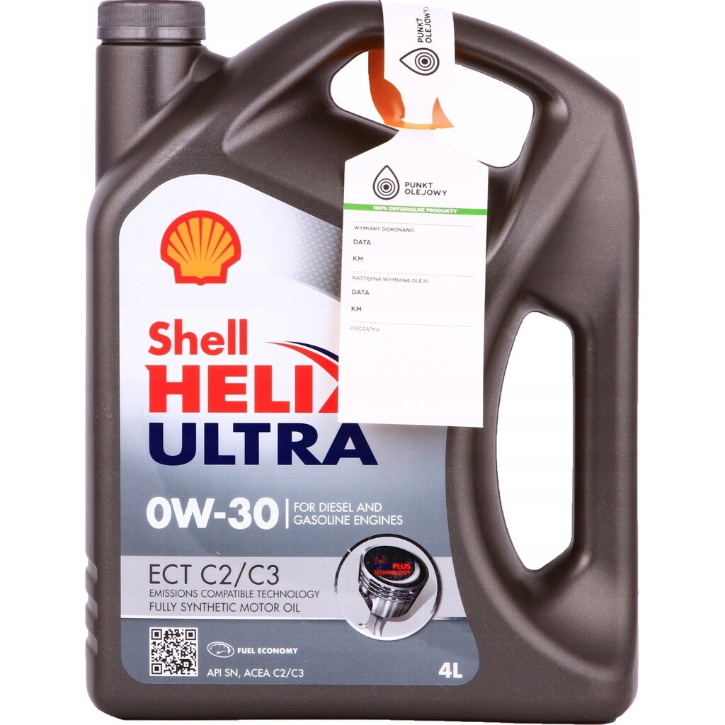 Ulei motor, Shell Helix Ultra ECT, 0W30, 4L - eMAG.ro