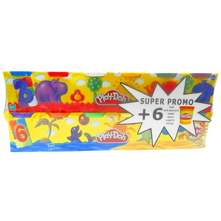 Plastilina Play-Doh Set 12 borcanase