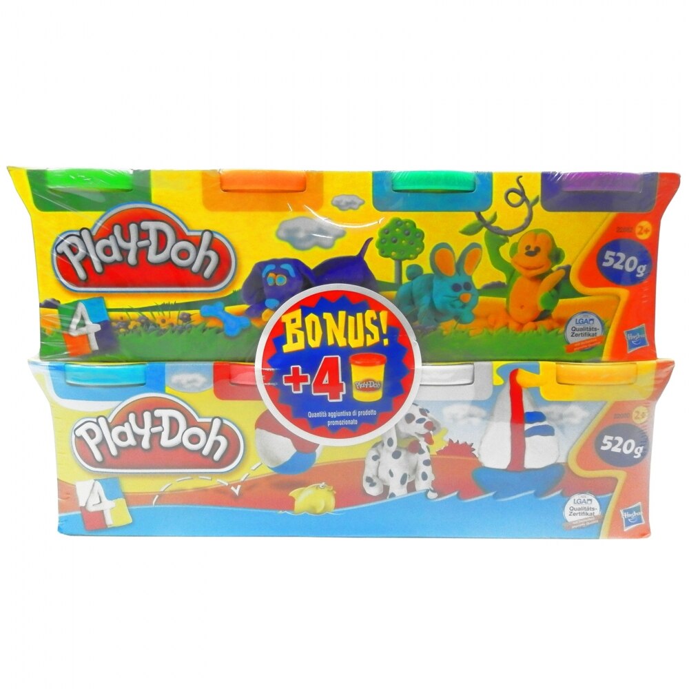 Plastilina Play-Doh Set dublu 4 borcanase