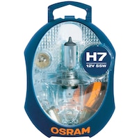 Kit rezerva bec auto cu halogen Osram H7, 12V