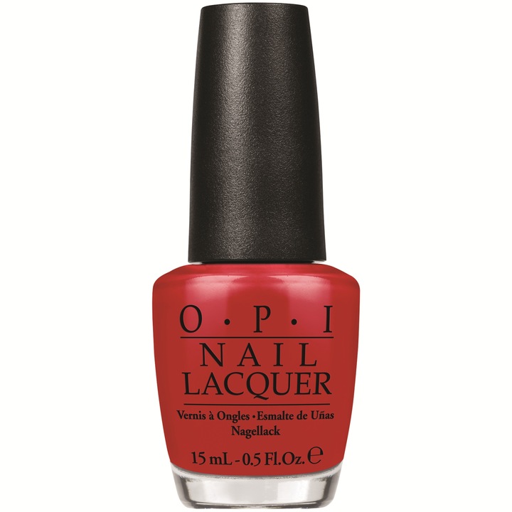Lac de unghii OPI Brazil Collection Red Hot Rio, 15 ml