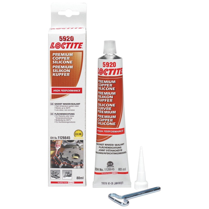 Etansant Siliconic Loctite 5920 Rosu, 85 gr